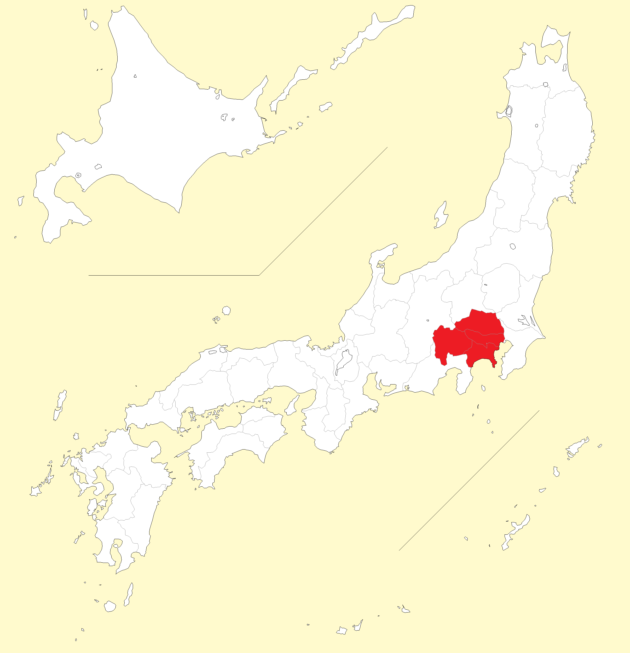 ヤマトシリアゲ分布